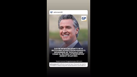 Newsom discusses Companies buying LA land