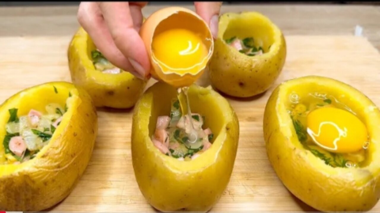Just put the eggs in potatoes & the result will be amazing! New amazing!!!!!!
