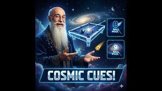 Cosmic Cues: The Grandmaster's Galactic Pool Game!