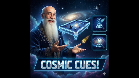 Cosmic Cues: The Grandmaster's Galactic Pool Game!