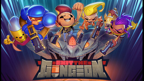 Playing Exit the Gungeon. A Short messing around run.