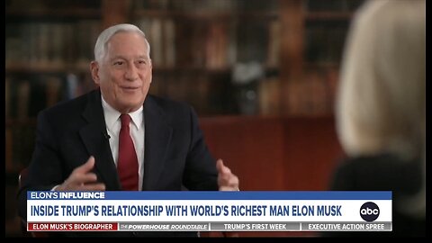 Walter Isaacson: Elon Is Going To Go Hell Bent On Government