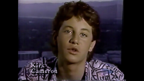 September 27, 1987 Kirk Cameron Anti-Drug Spot & Promo for 'Spencer: For Hire' Premiere