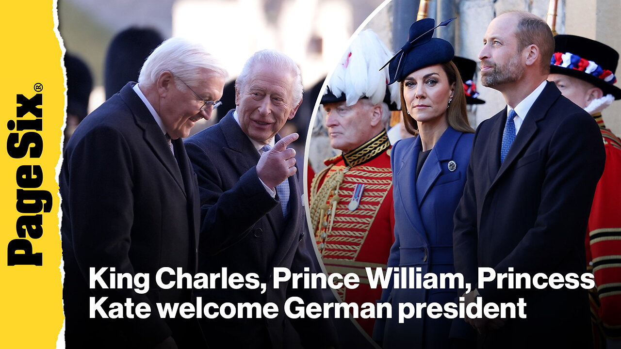 King Charles, Prince William, Princess Kate attend welcome ceremony for German president