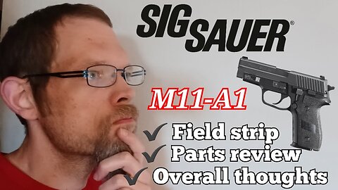 Sig Sauer M11-A1 *field strip *parts review *overall thoughts 🤔