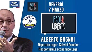 🔴 QUI PARLAMENTO - On. Alberto Bagnai, Responsabile economico Lega, a Radio Libertà (07/03/2025).