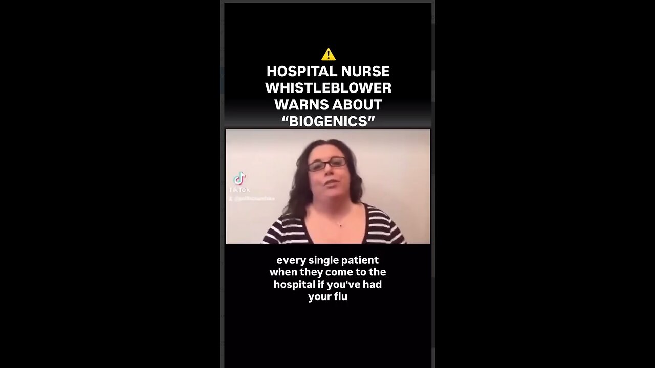Hospital Nurse Warns about Biogenics