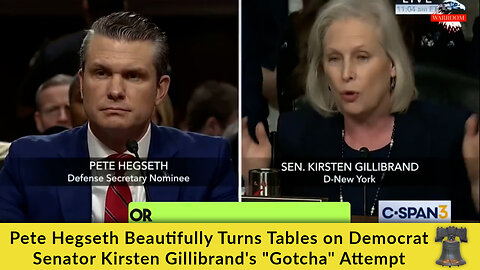 Pete Hegseth Beautifully Turns Tables on Democrat Senator Kirsten Gillibrand's "Gotcha" Attempt