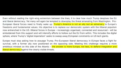 Trump Wants to Make Europe White Again