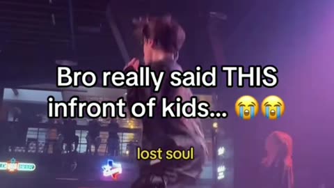 Bro really said this Infront of kids