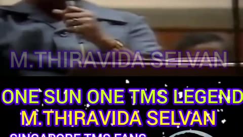 T.M.S. LEGEND .SINGAPORE TMS FANS. M.THIRAVIDA SELVAN SINGAPORE VOL 27