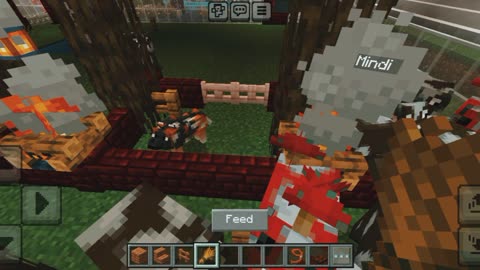 Cow farm night update in Minecraft