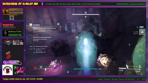 Destiny 2 - 1/2/26 - LAST week of the Dawning event, is it over yet? | D2-19,018 hrs