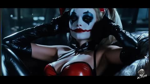 Harley Quinn _ RetroVision 1950s AI Reimagined