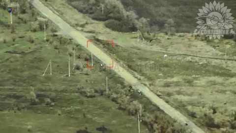 Air Force aircraft drops GBU-62 and destroys the bridge through which the occupiers