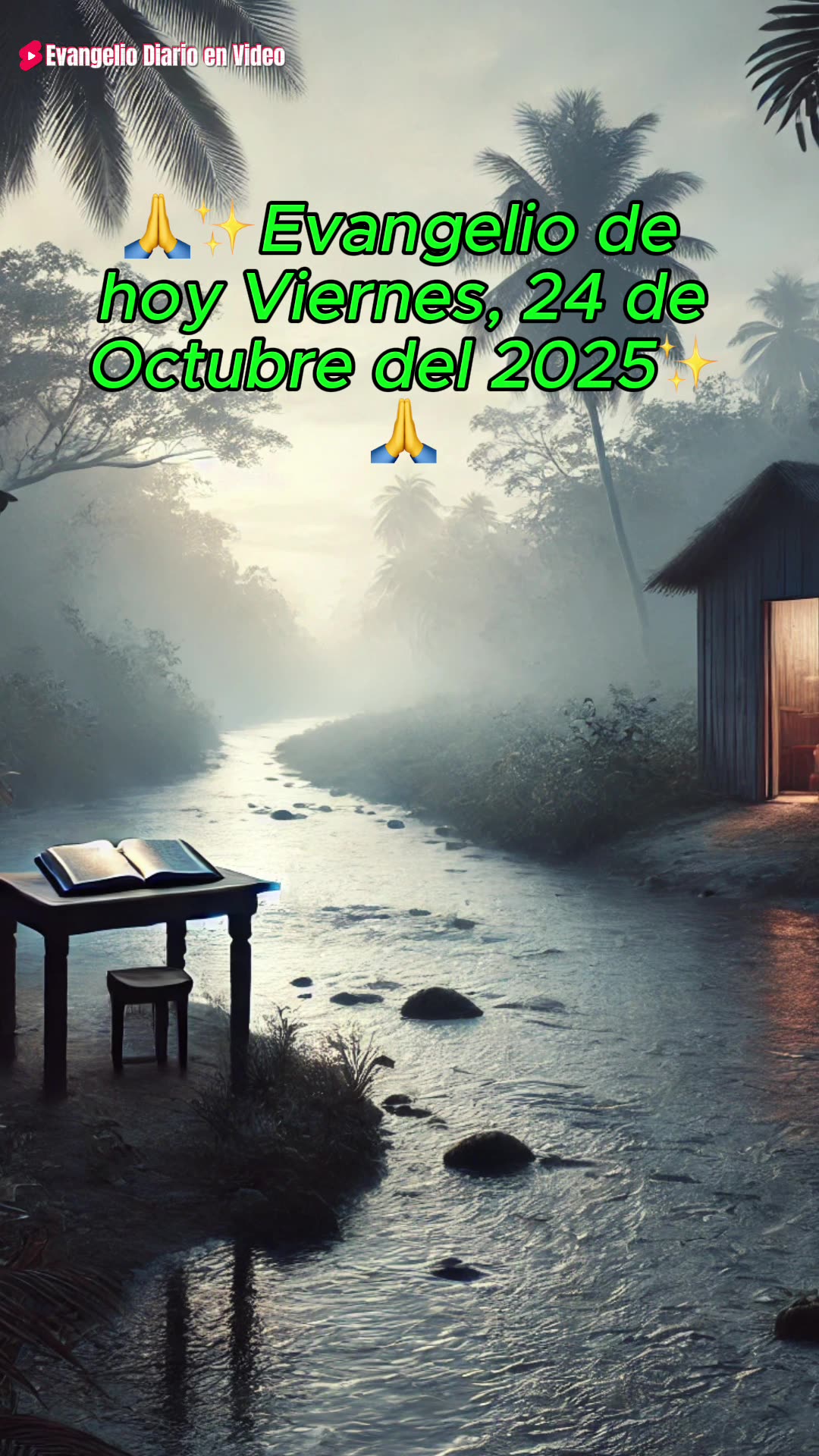 🙏✨Evangelio de hoy Viernes, 24 de Octubre del 2025✨🙏