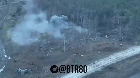 Mining Ukrainian Strongpoints Near Ivanovka 2