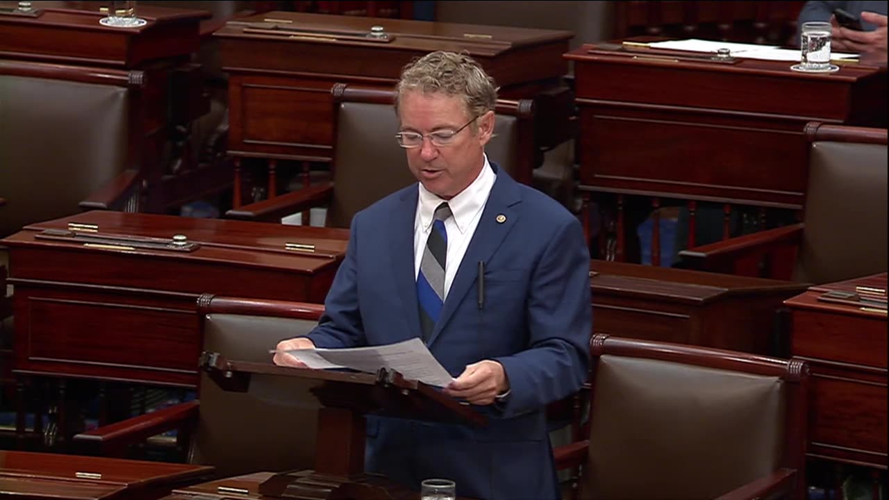 Dr. Rand Paul Offers Amendment to End the Fed's Big Bank Bailout for the 2026 NDAA