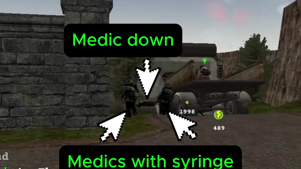 Medics trying saving a medic #windowsgame #etl #enemy #territory #legacy #shootinggame