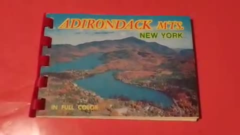 Vintage Adirondack mountain State Park pamphlet
