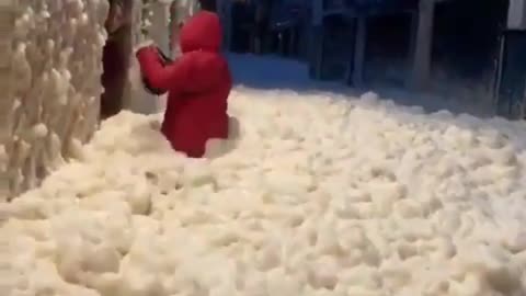 😮💦 Streets Flooded with Sea Foam After Spain Storm! | FeedMyCuriosity