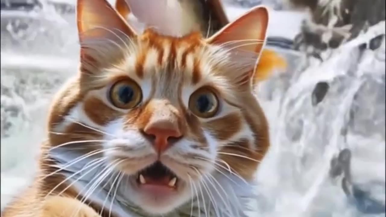 Cat Films Bigfoot 👣🐱 | Funny & Mysterious AI Short