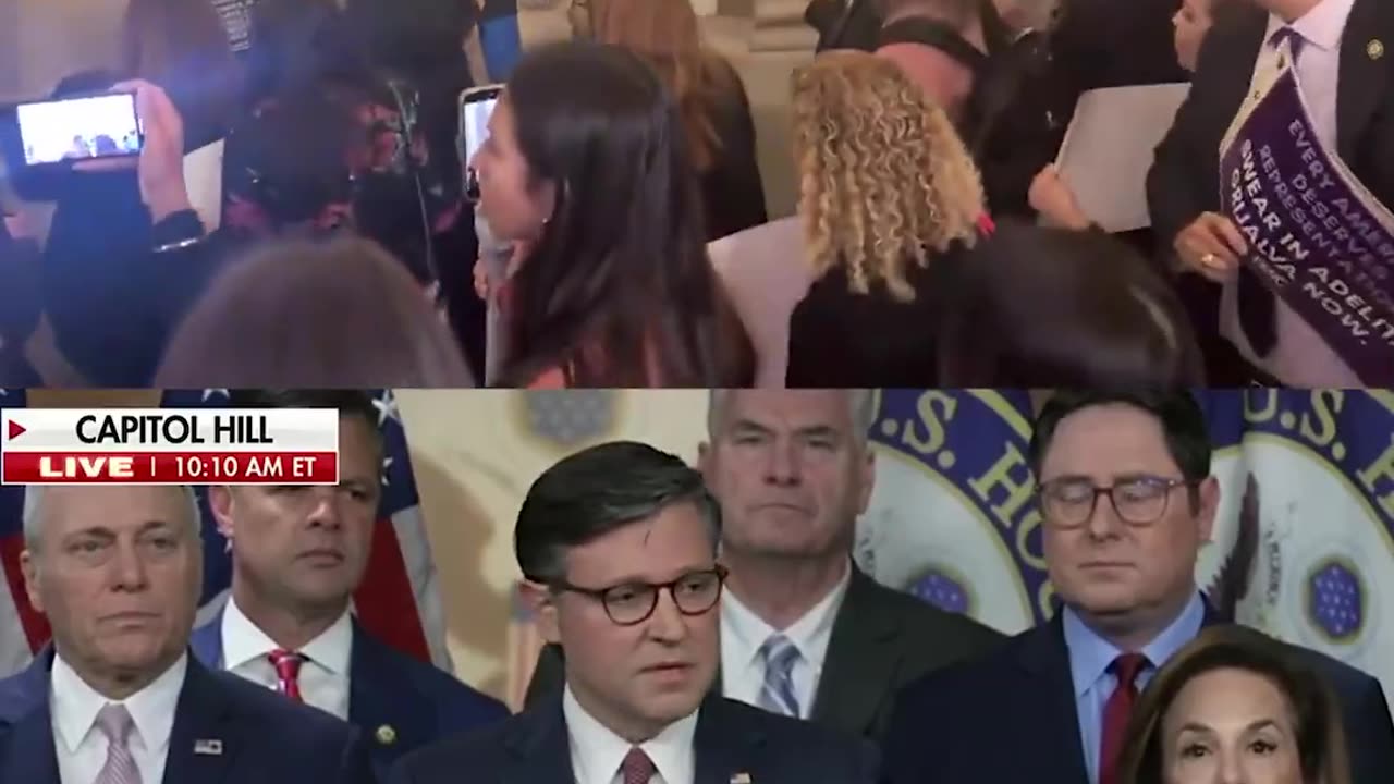 "They STORMED my office...they BERATED a Capitol police officer, screamed at him!"