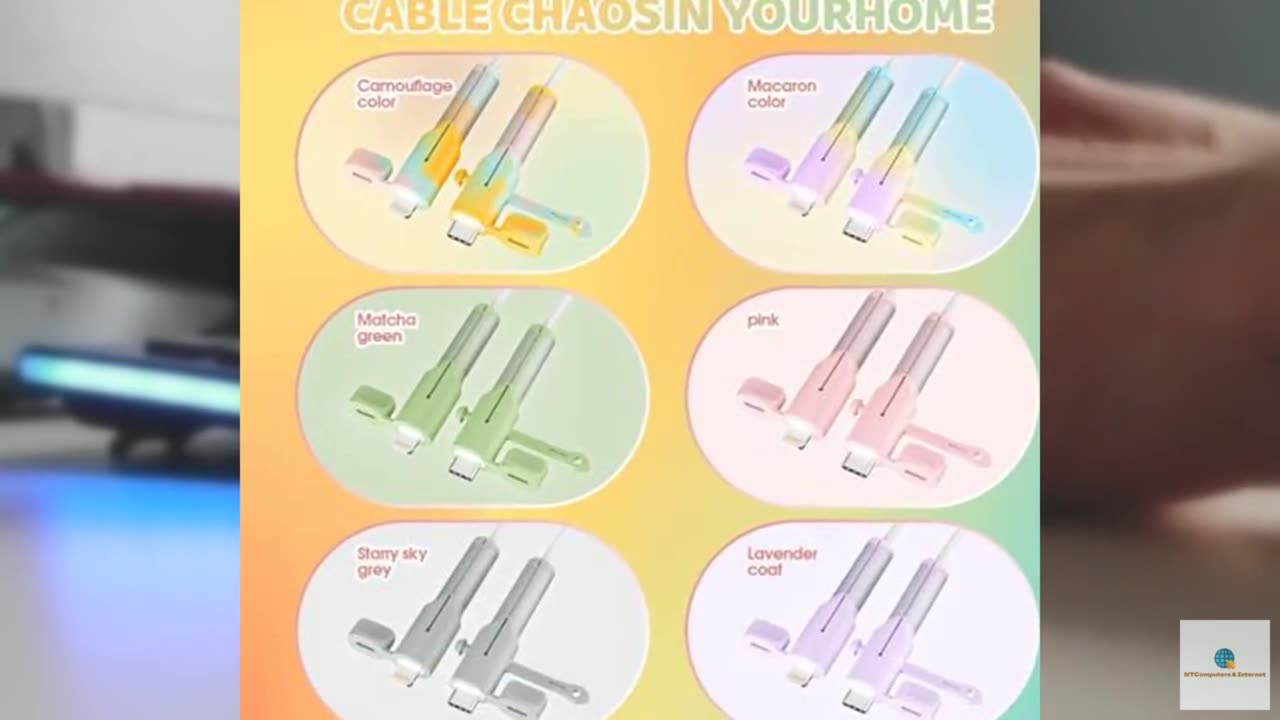 Silicone Charger Cable Protectors Compatible, 6 Sets Data Cable Protector Cover,