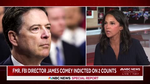 Former FBI director James Comey indicted on two counts
