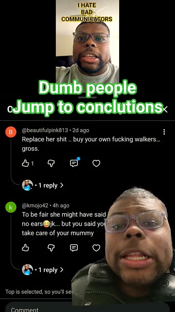 dumb people jump to conclusions