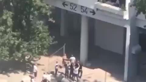 Dramatic scenes unfolded in Grenoble, France, as two children, ages 10 and 3, were forced 