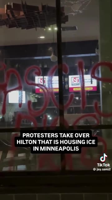 Libtards take over a Hilton