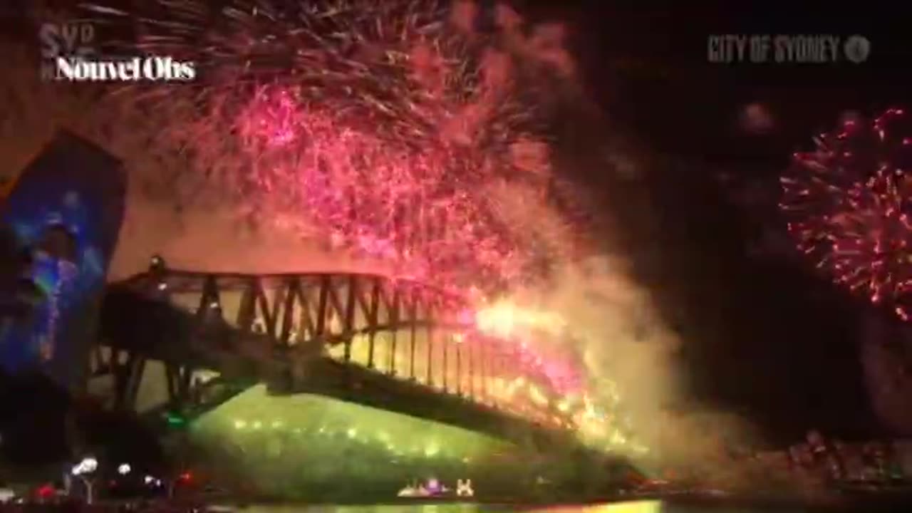 sydney celebre le reveilon avec des feu d'artifice