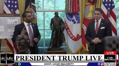 PRESIDENT TRUMP LIVE PRESS CONFERENCE - LOUD MAJORITY LIVE