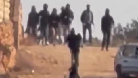 Masked Israeli settlers stormed the village of Turmus Ayya, attacking Palestinian farmers