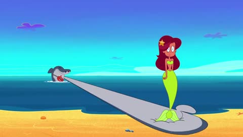 Zig & Shark Cartoon Fun 🐠 Colorful Reels #Shorts