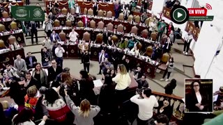 Mexico City lawmakers brawl over transparency institute closure