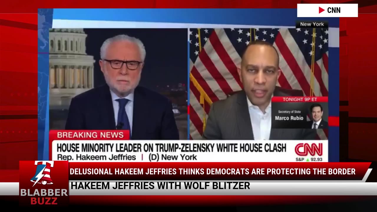 Delusional Hakeem Jeffries Thinks Democrats Are Protecting The Border