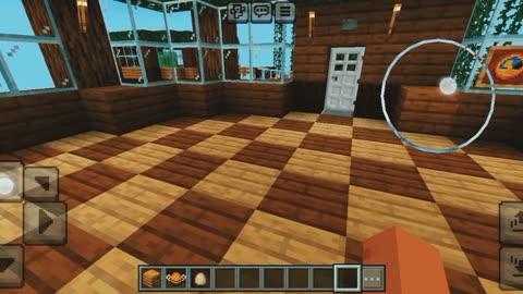 Tree house in Minecraft Game