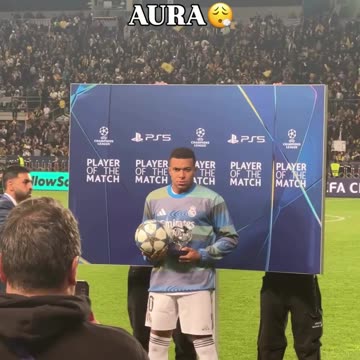 Kylian Mbappe Scared by an Advertising Board
