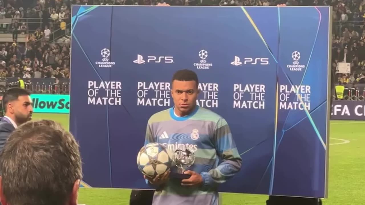 Kylian Mbappe Scared by an Advertising Board