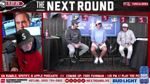 Alabama v. LSU, Auburn at Vandy, Georgia at Mississippi State: Football Friday | TNR 11/7/25