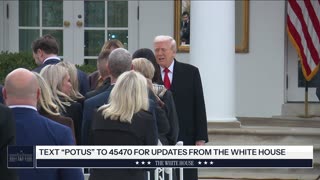 President Trump and The First Lady Participate in the Thanksgiving Turkey Pardoning