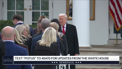 President Trump and The First Lady Participate in the Thanksgiving Turkey Pardoning