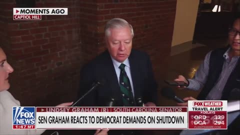 Sn Lindsey Graham asked about Schumer's proposed negotiation