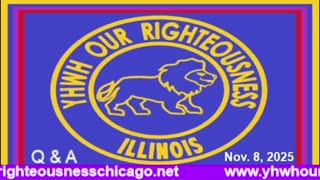 Sabbath with YHWH OUR RIGHTEOUSNESS Chicago [Saturday, November 15, 2025] 10:00 a.m. Central/11:00 a.m. Eastern (Jews and Amalekites are Edomites, descendants of Esau. Jews are not Yisraelites)