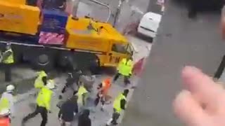 Dublin Foreigners getting battered by Irish lads.