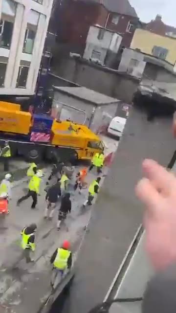 Dublin Foreigners getting battered by Irish lads.