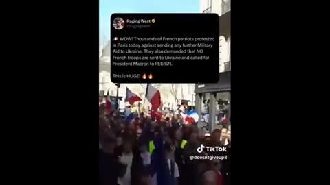 French protests ..