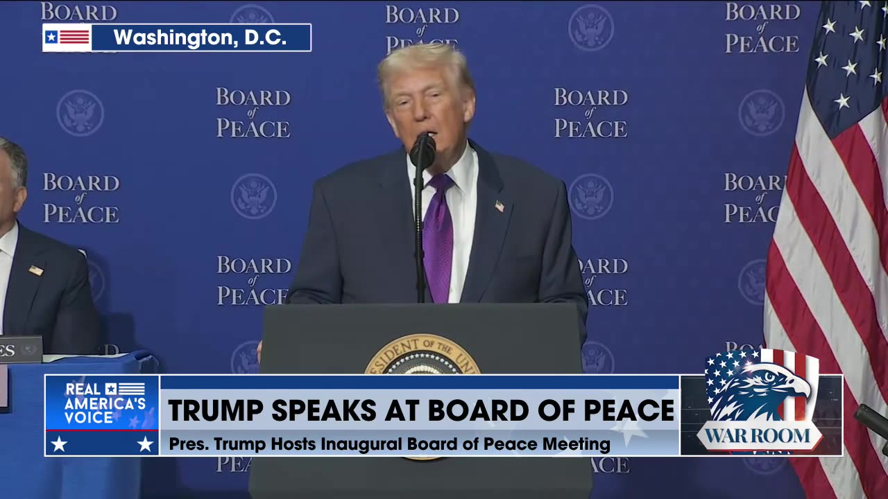 President Trump Hosts Inaugural Board Of Peace Meeting